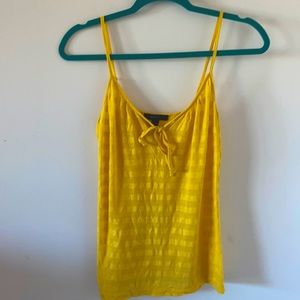 Express Yellow Striped Tank